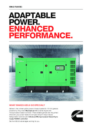 Dízel generátorok Cummins C100D6I