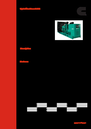 Dízel generátorok Cummins C1000 D6