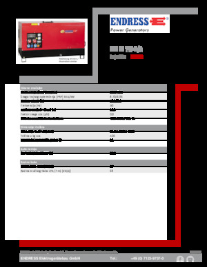 Dízel generátorok Endress ESE 10 YW-B/A 