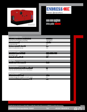Dízel generátorok Endress ESE 100 IW/MS 