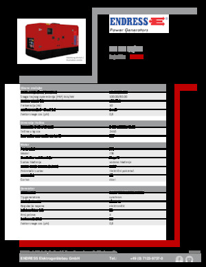 Dízel generátorok Endress ESE 100 IW/MS 