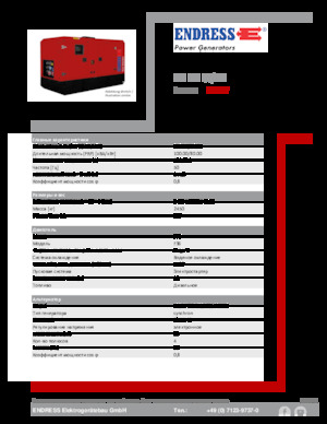 Dízel generátorok Endress ESE 100 IW/MS 