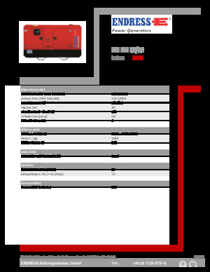 Dízel generátorok Endress ESE 135 IW/AS