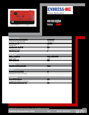 Dízel generátorok Endress ESE 175 IW/AS
