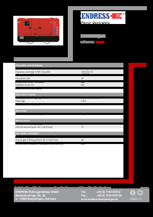 Dízel generátorok Endress ESE 175 IW/AS
