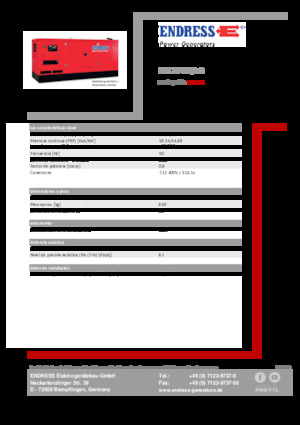 Dízel generátorok Endress ESE 20 YW/AS 