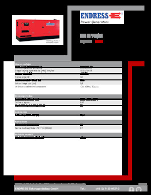 Dízel generátorok Endress ESE 20 YW/AS 