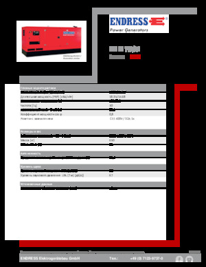 Dízel generátorok Endress ESE 20 YW/AS 