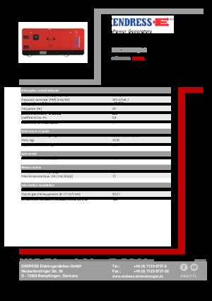 Dízel generátorok Endress ESE 200 PW/AS 