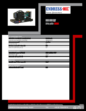 Dízel generátorok Endress ESE 220 IW