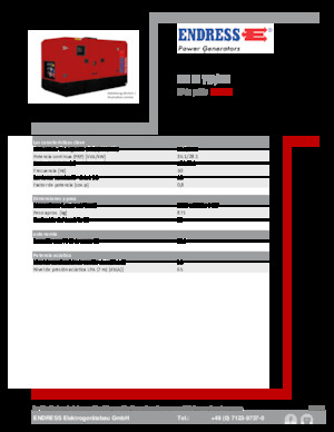 Dízel generátorok Endress ESE 35 YW/MS