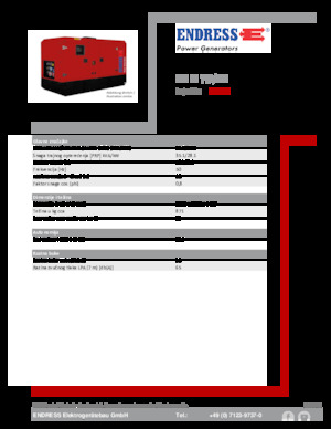 Dízel generátorok Endress ESE 35 YW/MS
