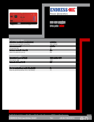 Dízel generátorok Endress ESE 405 VW/AS 