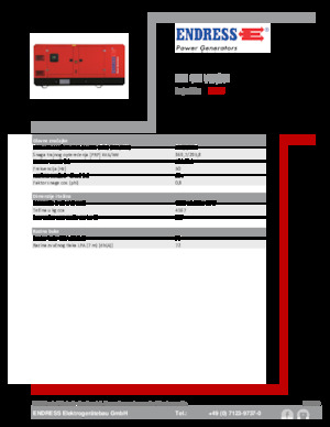 Dízel generátorok Endress ESE 405 VW/AS 