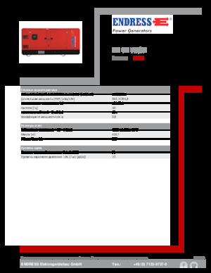 Dízel generátorok Endress ESE 405 VW/AS 