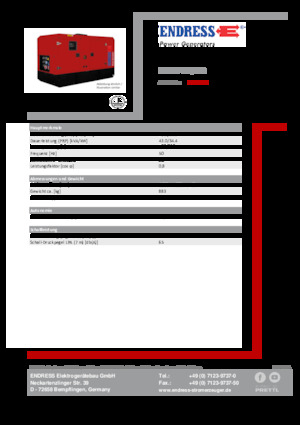 Dízel generátorok Endress ESE 45 YW/MS