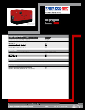 Dízel generátorok Endress ESE 45 YW/MS