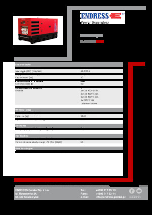 Dízel generátorok Endress ESE 45 YW/RS