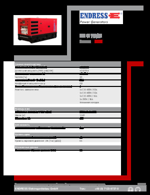 Dízel generátorok Endress ESE 45 YW/RS