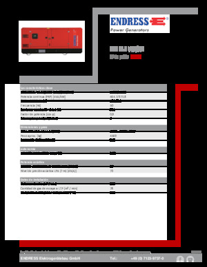 Dízel generátorok Endress ESE 515 VW/AS 