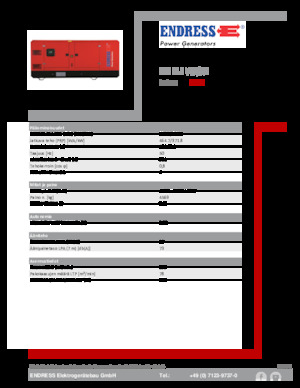 Dízel generátorok Endress ESE 515 VW/AS 