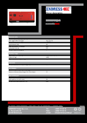 Dízel generátorok Endress ESE 515 VW/AS 