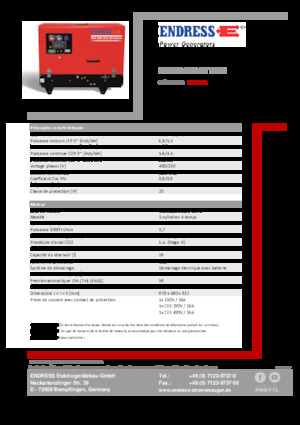 Benzines generátorok Endress ESE 608 DYS-GT ES DI