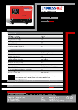 Benzines generátorok Endress ESE 608 YS-GT ES DI