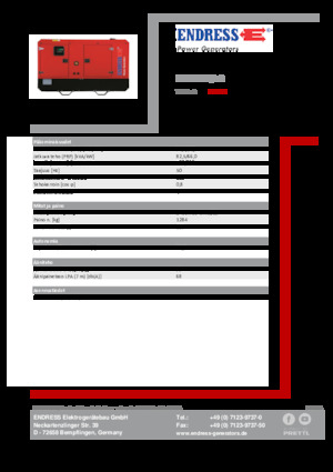 Dízel generátorok Endress ESE 90 IW/AS