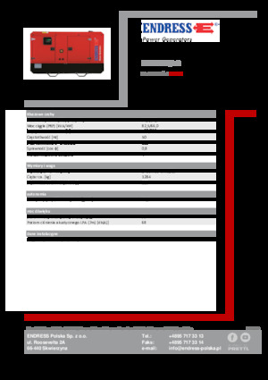 Dízel generátorok Endress ESE 90 IW/AS
