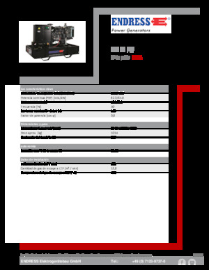 Dízel generátorok Endress ESE 90 PW 