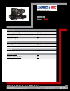 Dízel generátorok Endress ESE 90 PW 