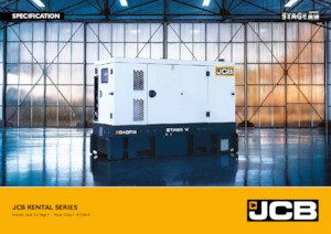Dízel generátorok JCB G100RS V