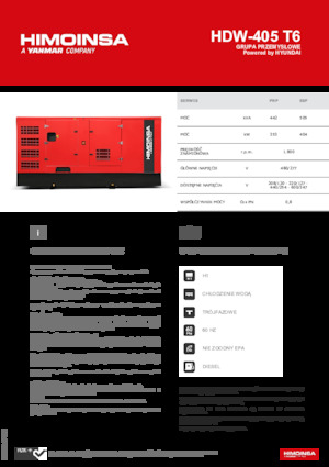 Dízel generátorok HIMOINSA HDW-405 T6