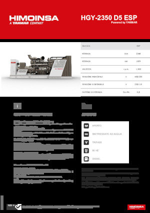 Dízel generátorok HIMOINSA HGY-2350 D5 ESP