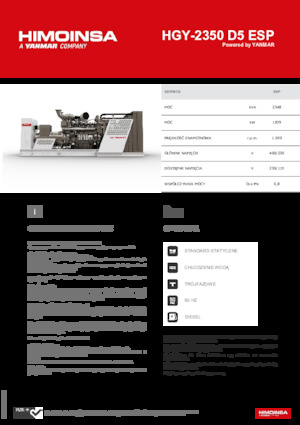 Dízel generátorok HIMOINSA HGY-2350 D5 ESP