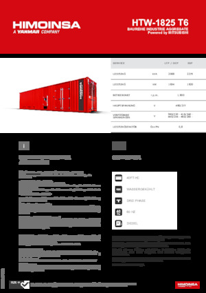 Dízel generátorok HIMOINSA HTW-1825 T6