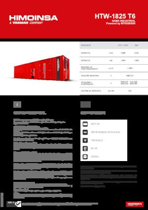 Dízel generátorok HIMOINSA HTW-1825 T6