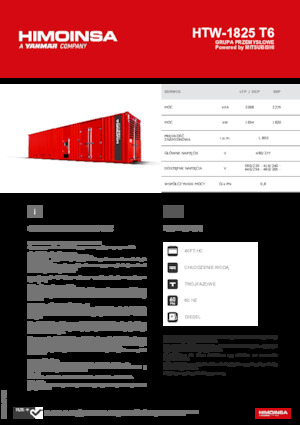 Dízel generátorok HIMOINSA HTW-1825 T6