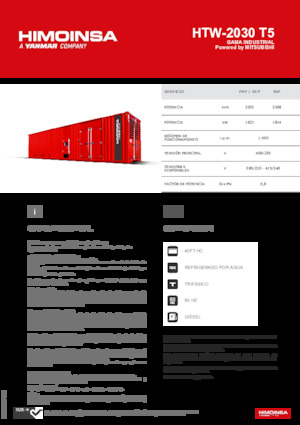 Dízel generátorok HIMOINSA HTW-2030 T5