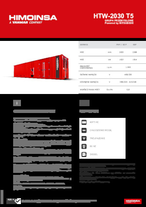 Dízel generátorok HIMOINSA HTW-2030 T5