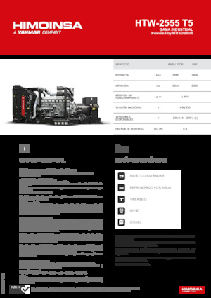 Dízel generátorok HIMOINSA HTW-2555 T5