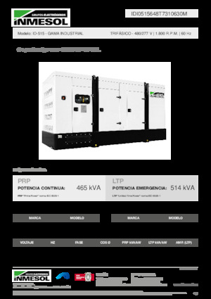 Dízel generátorok INMESOL ID-515