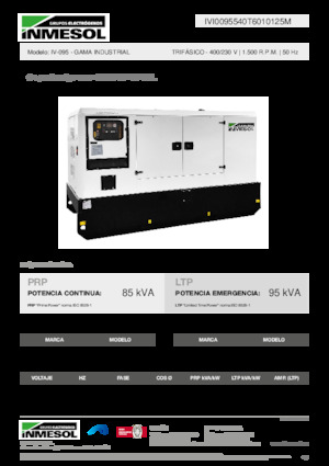 Dízel generátorok INMESOL IV-095