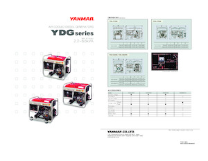 Dízel generátorok Yanmar YDG2700N