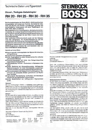 Dízel targoncák Steinbock RH 30 D