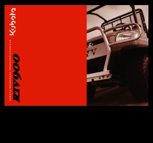 Kommuniális traktorok - elülső felfüggesztéssel Kubota RTV 900 G