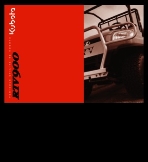 Kommuniális traktorok - elülső felfüggesztéssel Kubota RTV 900 G