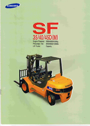 Dízel targoncák Samsung SF 40 D