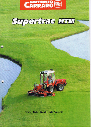 Kommuniális traktorok - elülső felfüggesztéssel Carraro Supertrac 5400 HTM